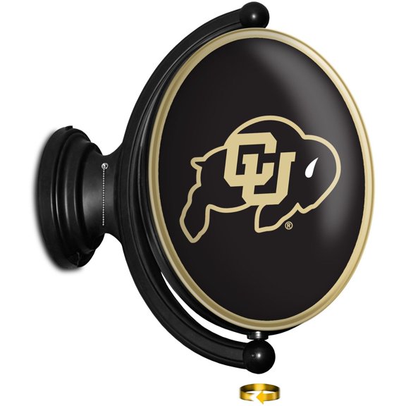 Colorado Buffaloes 23'' x 21'' Logo Illuminated Rotating Wall Sign
