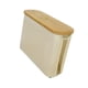 thumbnail image 3 of Cesta para papel higiénico con tapa de bambú, multifuncional, ahorra espacio. beige blanco, 3 of 9