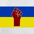 thumbnail image 3 of CafePress - Ukrainian Flag With Fist Long Sleeve T Shirt - Unisex Cotton Long Sleeve T-Shirt, 3 of 4