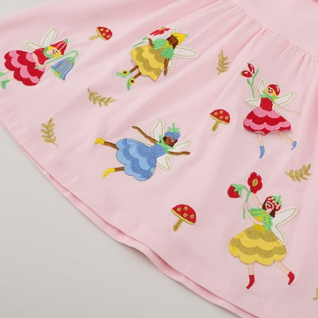 

PEASKJP Midi Dresses for Girls Toddler Girls Sleeveless Flowy Chiffon Bowknot Floral Prints Princess Dress Strappy Swing Maxi Dresses for Girls 2023 Pink 4-5 Years