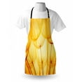 thumbnail image 3 of Yellow Apron Joy of Dandelion Flower with Garden Seeds in Hot Summer Time Themed Artwork, Unisex Kitchen Bib Apron with Adjustable Neck for Cooking Baking Gardening, Merigold and White, by Ambesonne, 3 of 3