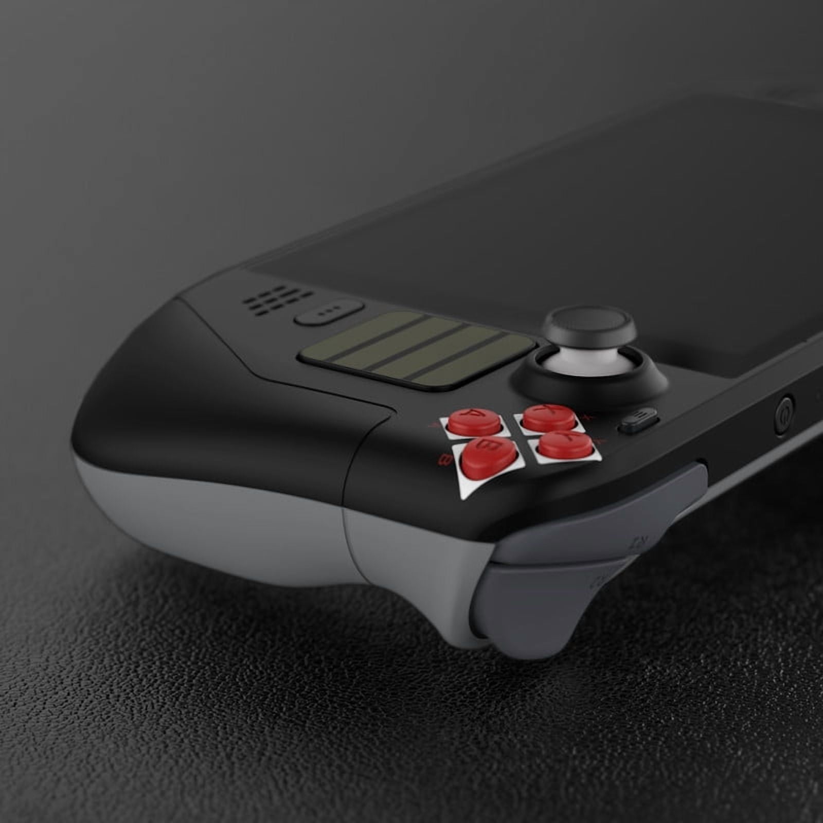 eXtremeRate DIY Full Set Shell with Buttons for Steam Deck LCD, Custom Faceplate Back Plate Replacement Shell for Steam Deck LCD - Classic NES Style [Console NOT Included]