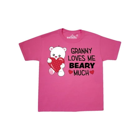 - Granny Me Beary Much- Cute Bear Youth T-Shirt Valentines Day Kid