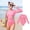 Pink, variant on Liyamei Solid Color Bikini Swimsuit For Teen Girls And Juniors Monokini Bathing With Adjustable Straps Girls One Piece Swimsuits for Size 15-16 Years