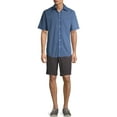 thumbnail image 2 of Arrow Men's Hamilton Poplin Wrinkle Free Short Sleeve Shirt, 2 of 6