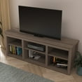 thumbnail image 6 of Merrick Lane 6 Cubby 65" TV Stand for up to 80" TV's, Gray Wash Oak Finish, 6 of 12