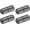 Black, variant on Shoe Laces Buckle Lock Alloy No Tie Shoelace Turnbuckle for Sneaker Casual Shoes