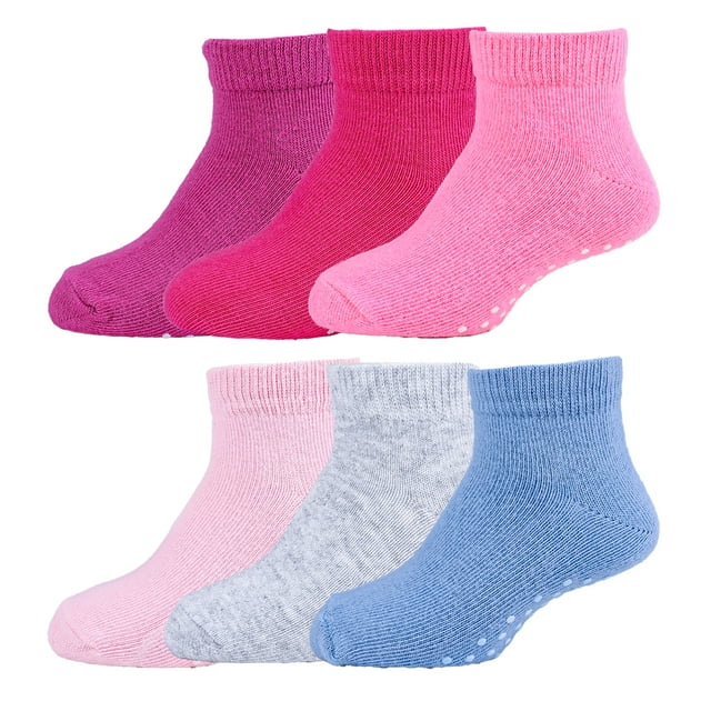 Calcetines Bebé Sokkos Tin Algodón 6 Pares con Antiderrapante Unisex