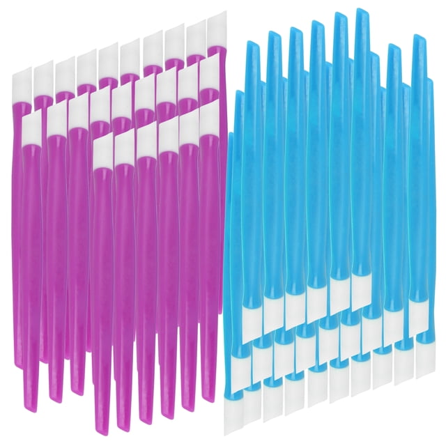 Rubber Tipped Pusher,50pcs Rubber Tipped Nail Rubber Nail Pusher Cuticle Pusher Built for Professionals