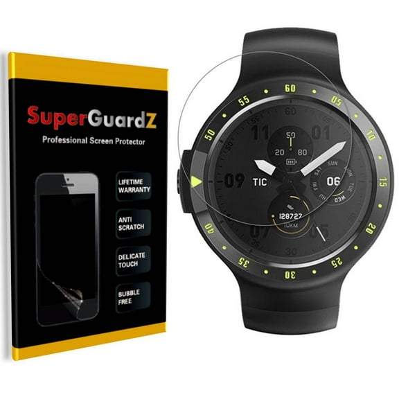 [8-Pack] For Ticwatch S (Sport) - SuperGuardZ Ultra Clear Screen Protector [Anti-Scratch, Anti-Bubble]   2 Stylus Pen