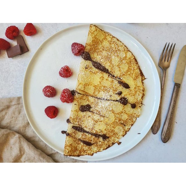 Plain "Pop" Crepes Baked in California, 8.46 oz, Pack of 8, CageFree