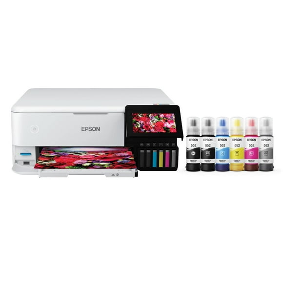 Epson EcoTank Photo ET-8500 Impresora Supertank inalámbrica a Color Todo en uno con escáner, copiado