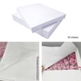 thumbnail image 4 of 50 piezas de papel de liberación de pintura de diamante 5D, reemplazo de cubierta de papel antiadherente para taladros completos y parciales, 148x210MM BLESIY Papel de liberación, 4 of 7