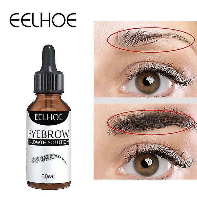 Suero para el crecimiento de pestañas y cejas, suero potenciador de pestañas para un crecimiento natural de pestañas y cejas más largo, grueso y duradero, 30 ml