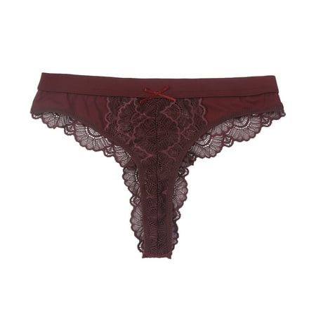 GENGING Panties for Women Women Fall Rollbacks Sexy My Items Ordered by Me Recently Lace See-Through Breathable Thongs Briefs Panties Underwear