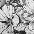 thumbnail image 1 of oneOone Cotton Poplin Gray Fabric Florals Sewing Material Print Fabric By The Yard 56 Inch Wide, 1 of 4