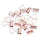 thumbnail image 3 of 12 clips de carpeta de dibujos animados, clips de papel, terminales de papel 35 x 20 mm, papel Rose Gold Heart, 3 of 9