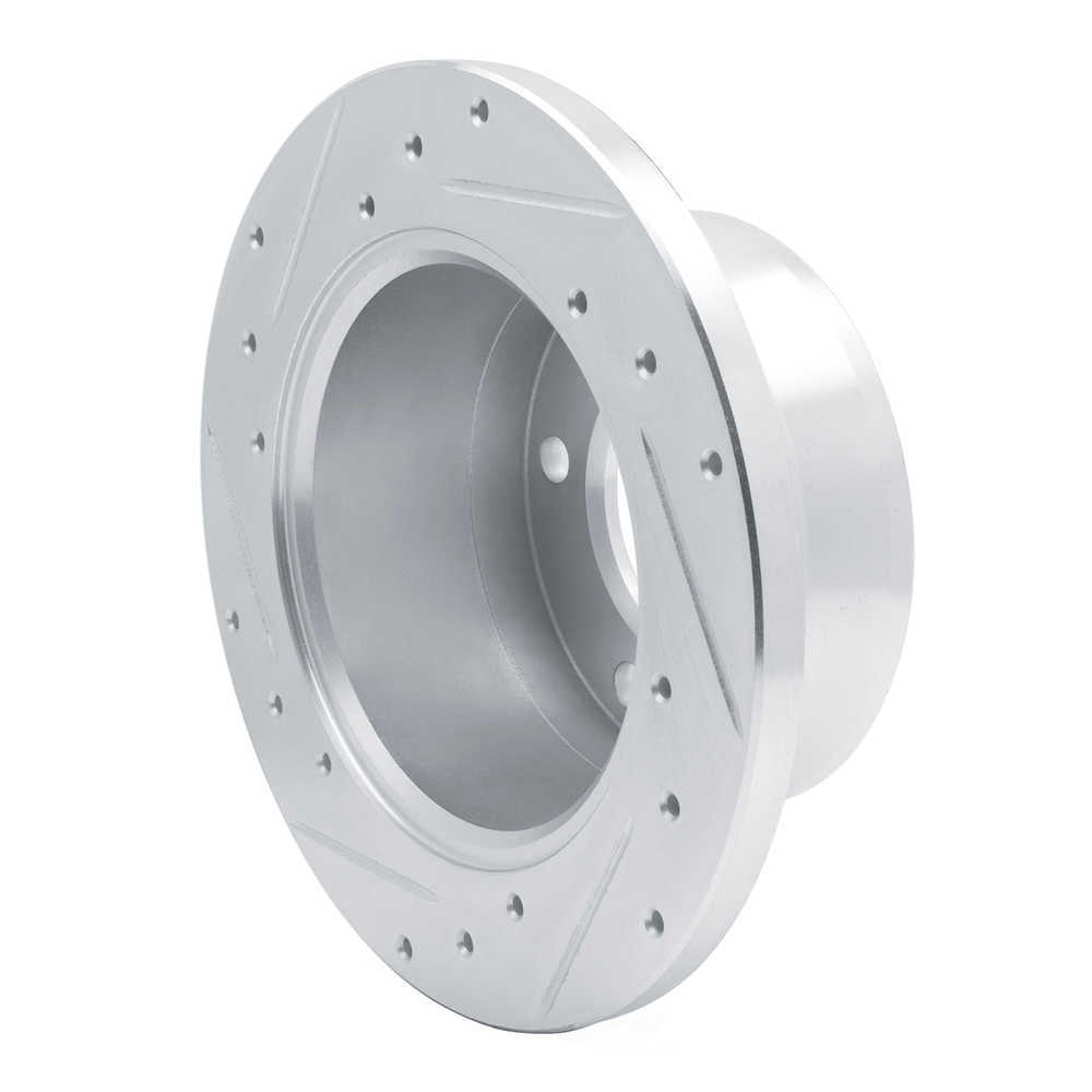 Dynamic Friction Company 631-40038R DFC Brake Rotor - Drilled And Slotted - Silver