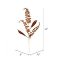 thumbnail image 2 of Vickerman 33" Rose Gold Fern Leaf Glitter Artificial Christmas Spray. Includes 6 sprays per pack., 2 of 3
