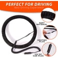 thumbnail image 4 of Zone Tech Ultra Comfortable Heated Car Steering Wheel Cover Classic Black 12V Vehicle Heated Wheel Protector, 4 of 7