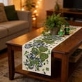 thumbnail image 6 of PUSPU St. Patrick's Day Table Runner, Green Shamrock Dining Table Decor for Home Party Kitchen, 6 of 6
