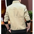 thumbnail image 3 of Mens Military Style Casual Jacket with Zipper Design, 3 of 5
