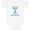 AA-White, variant on Inktastic Happy Hanukkah with Blue Menorah Boys or Girls Baby Bodysuit