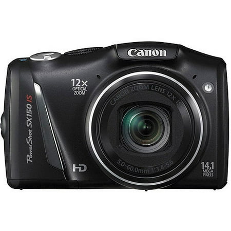 Canon PowerShot SX150 IS 14.1 MP Digital Camera with 12x Image Stabilized Zoom 28 mm Wide-Angle Lens