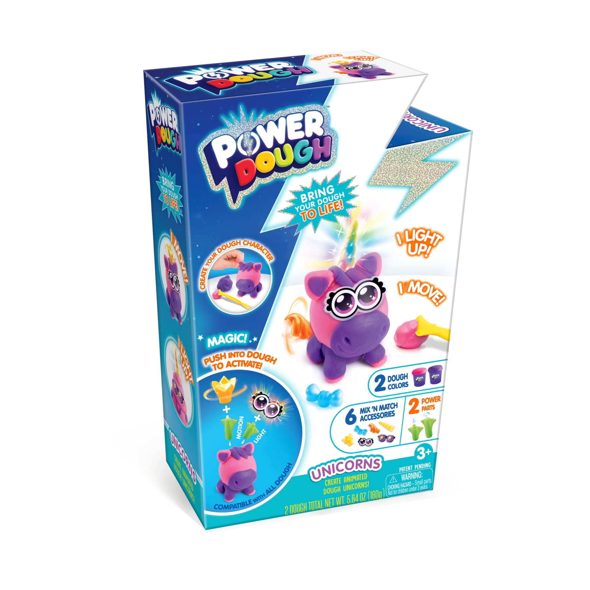 Power Dough Conductive Light-up Dough: Unicorns - Bring Your Dough to Life!