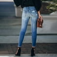 thumbnail image 6 of SNOWSONG Jeans for Women, Womens Casual High Waist Stretch Straight Street Style Denim Trousers High Waisted Jeans, Fall Jeans 1PC Jeans Light Blue S, 6 of 8