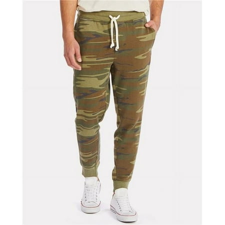 Men's Campus Mineral Wash French Terry Jogger - CAMO - XL