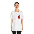 thumbnail image 3 of Pocket Peekaboo Cat Animal Lover Unisex Shirt, 3 of 4