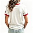 thumbnail image 4 of 9/11 25th Anniversary Shirt Tshirts Shirts for Women Never Forget 911 Patriotic American Flag Memorial Graphic T-Shirt White XXXL, 4 of 4