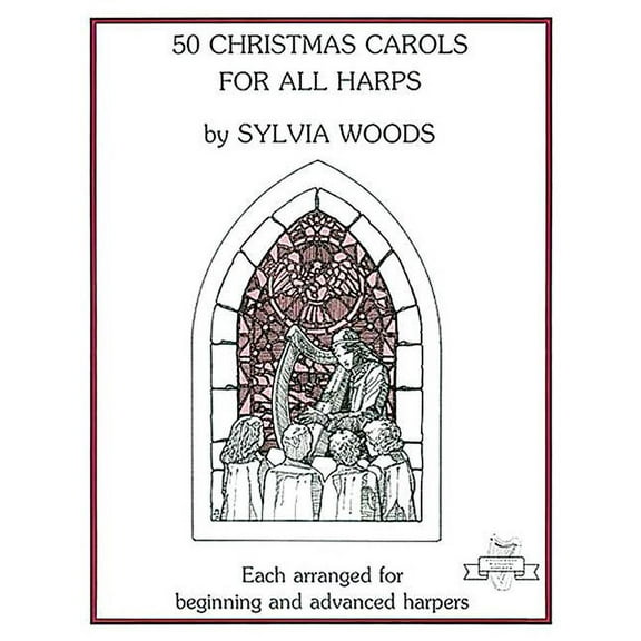 50 Christmas Carols for All Harps: Harp Solo, (Paperback)