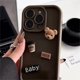 thumbnail image 5 of Cute 3D Bear Coffee Milk Candy Liquid Phone Case For iPhone 11 13 12 14 15 Pro Max XR XS Max Korean Cartoon Cover, 5 of 5