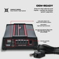 thumbnail image 4 of DS18 CANDY-XXL1B Amplifier in Black - Class D, Monoblock, 3000 Watts Max, Digital, 1/2/4 Ohm, with Remote Subwoofer Level Controller - Compact Mini Amplifier for Speakers in Car Audio System, 4 of 7