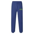 thumbnail image 4 of Zszcpp Wide Leg Pants Men'S Letter Print Solid Pockrt Daily Life Sports Long Running Cool Trousers Casual Trouser, 4 of 4