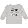 thumbnail image 3 of Inktastic Mimi's Favorite- Heart Grandchild Boys or Girls Long Sleeve Toddler T-Shirt, 3 of 5