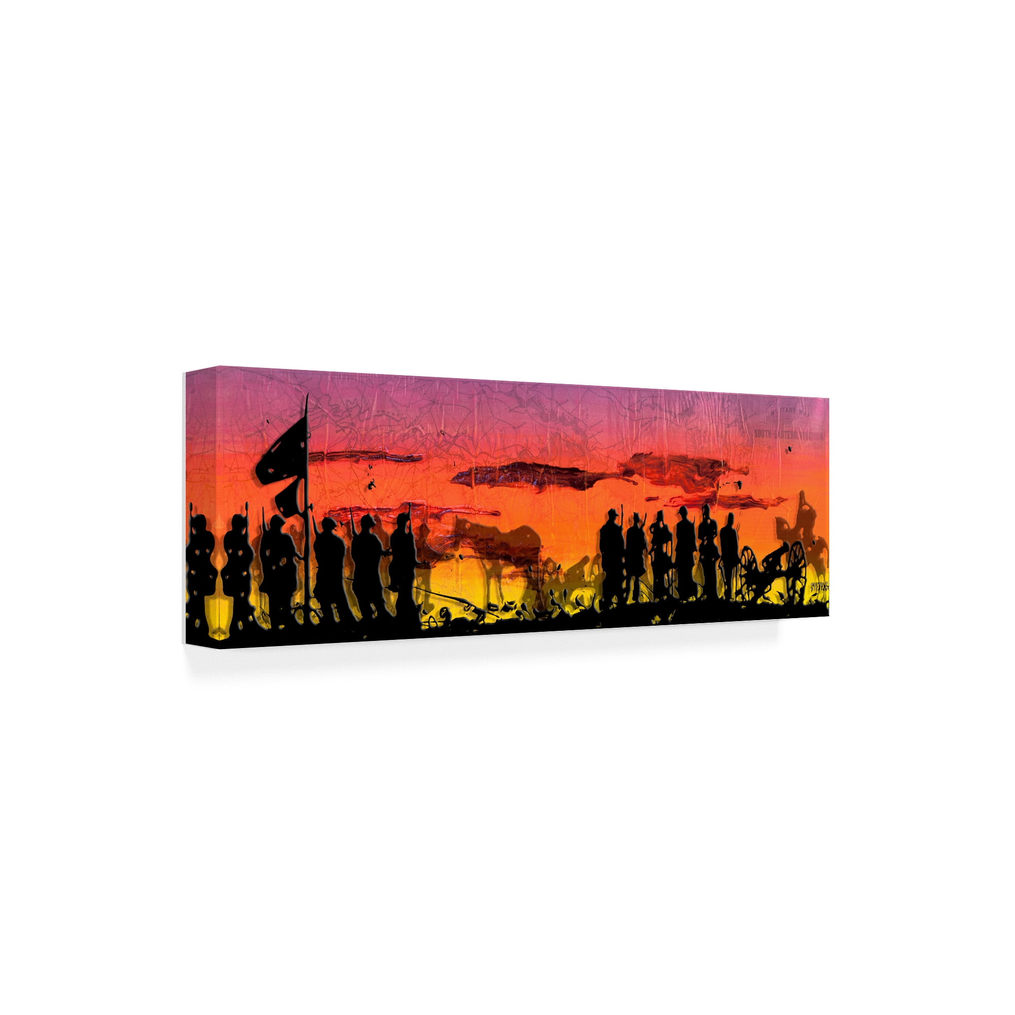Trademark Fine Art 'Ghosts of Civil War' Canvas Art by Roderick Stevens