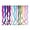 A, variant on 21.6 Inch Rainbow Hair Synthetic Straight Hair Extensions for Women Girls Kids Gift Multi-Colors Party Clip in Synthetic Hairpiece