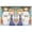 Cartoon Fox on Street, variant on Haosy 2 Panels Rod Pocket Tier Curtains 27 x 24 Light Filtering Privacy Semi Sheer for Kitchen Bathroom, Cartoon Fox on Street