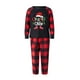 thumbnail image 2 of Pijamas navideños Fiomva para la familia, conjunto de pijamas a juego con pantalones de rayas navideñas, pijamas para niños, mujeres y hombres, 2 of 7
