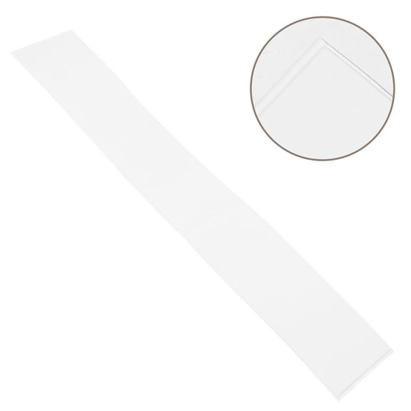 SEWCHICS Peel And Stick Molding Waterproof PVC For Kitchen Bathroom 1Set 27.56X4.33X0.08In