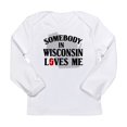 thumbnail image 1 of CafePress - Somebody In Wisconsin Long Sleeve Infant T Shirt - Long Sleeve Infant T-Shirt, 1 of 1