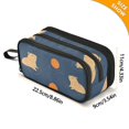 thumbnail image 4 of FORMRS Pencil Case with 3 Compartments Zipper Pouch, Elementary School Level and up, Blue Capybaras, 4 of 8