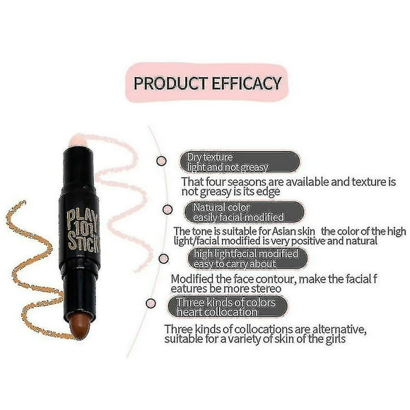 Concealer, Contour Sticks, Contour Kit, Highlight Stick, Contour And Highlight In One, 6 Color Makeup Concealer Contour Pen