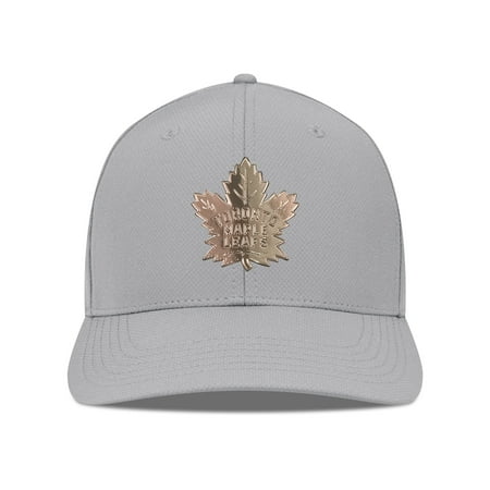 Men s Levelwear Gray Toronto Maple Leafs Rise Copper Insignia Flex Hat