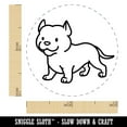 thumbnail image 2 of Pit Bull Standing Dog Rubber Stamp for Scrapbooking Crafting Stamping - Mini 1/2 Inch, 2 of 7