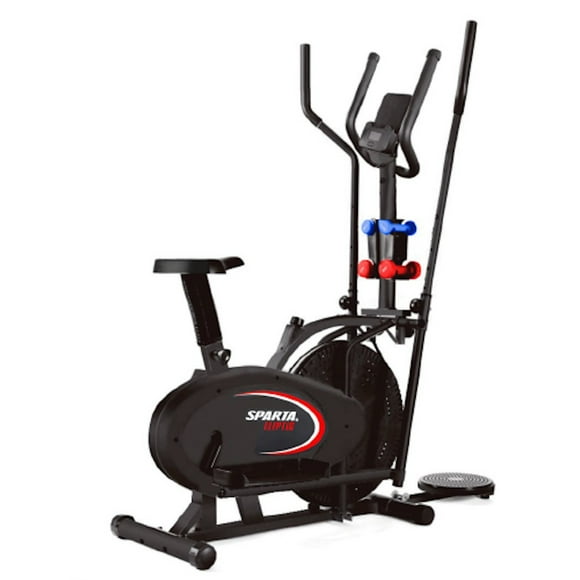 Elíptica Combo 3en1 Sparta APUSPA0006 con Mancuernas 2 x 0.5kg + 2 x 1kg y Twister