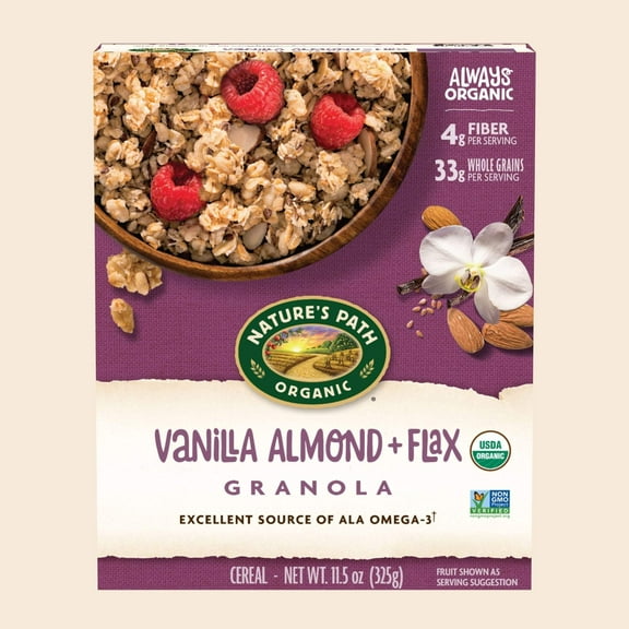 Nature's Path Organic Vanilla Almond Granola 11oz Box